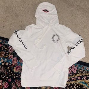 chrome hearts white hoodie